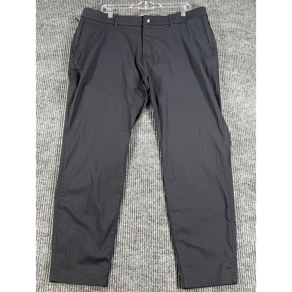 Birddogs Pants Mens 38x30 Black Chino Active Performance Golf Outdoor Casual